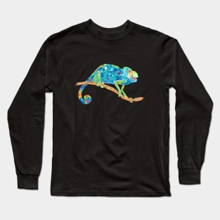 Blue lizard Long Sleeve T-Shirt